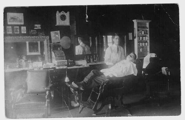 Marchand's Barber Shop. Milton, NH