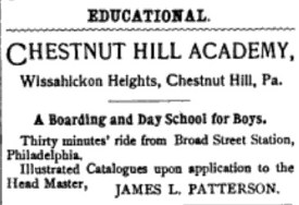 Chestnut Hill Academy - 1903