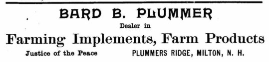 Plummer, Bard B - 1909