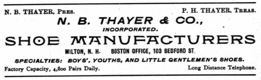 Thayer, NB - 1900