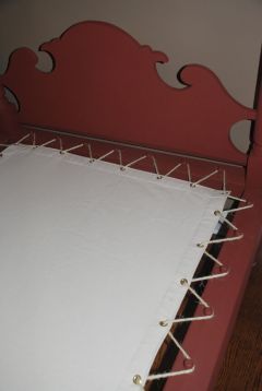 Antique Bed with Undersacking