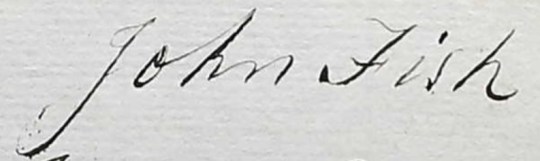 Fish, John - Signature - 1810