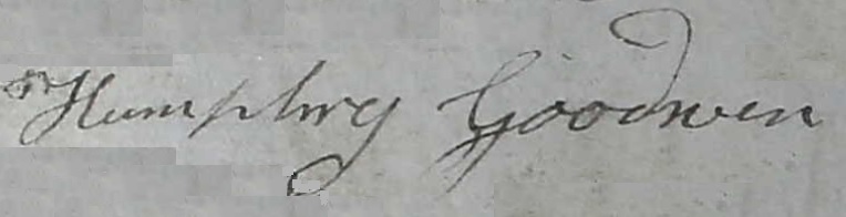 Goodwin, Humphrey - 1802