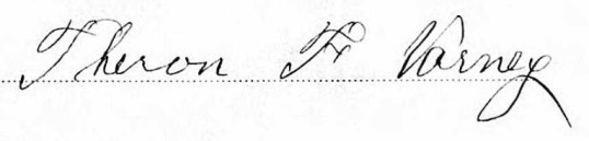 Varney, Theron F - Enlistment - 1861