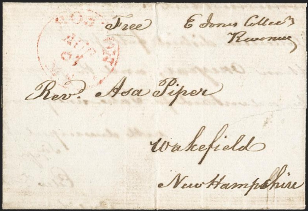 Piper, Rev. Asa - Letter - 1815