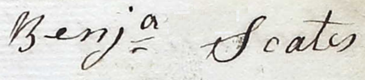 Scates, Benja - Signature - 1820