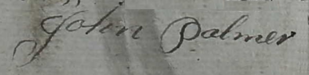 Palmer, John - Signature - 1802